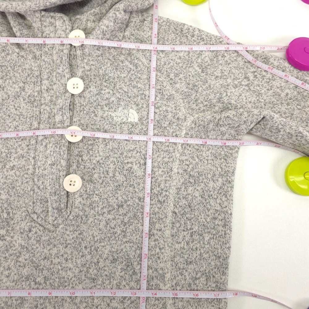 The North Face Crescent Sunshine Hoodie Womens Medium Fleece Lined Activewear - Picture 3 of 16